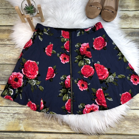 Urban Outfitters Dresses & Skirts - Pins and Needles Urban Outfitters Floral Skirt L